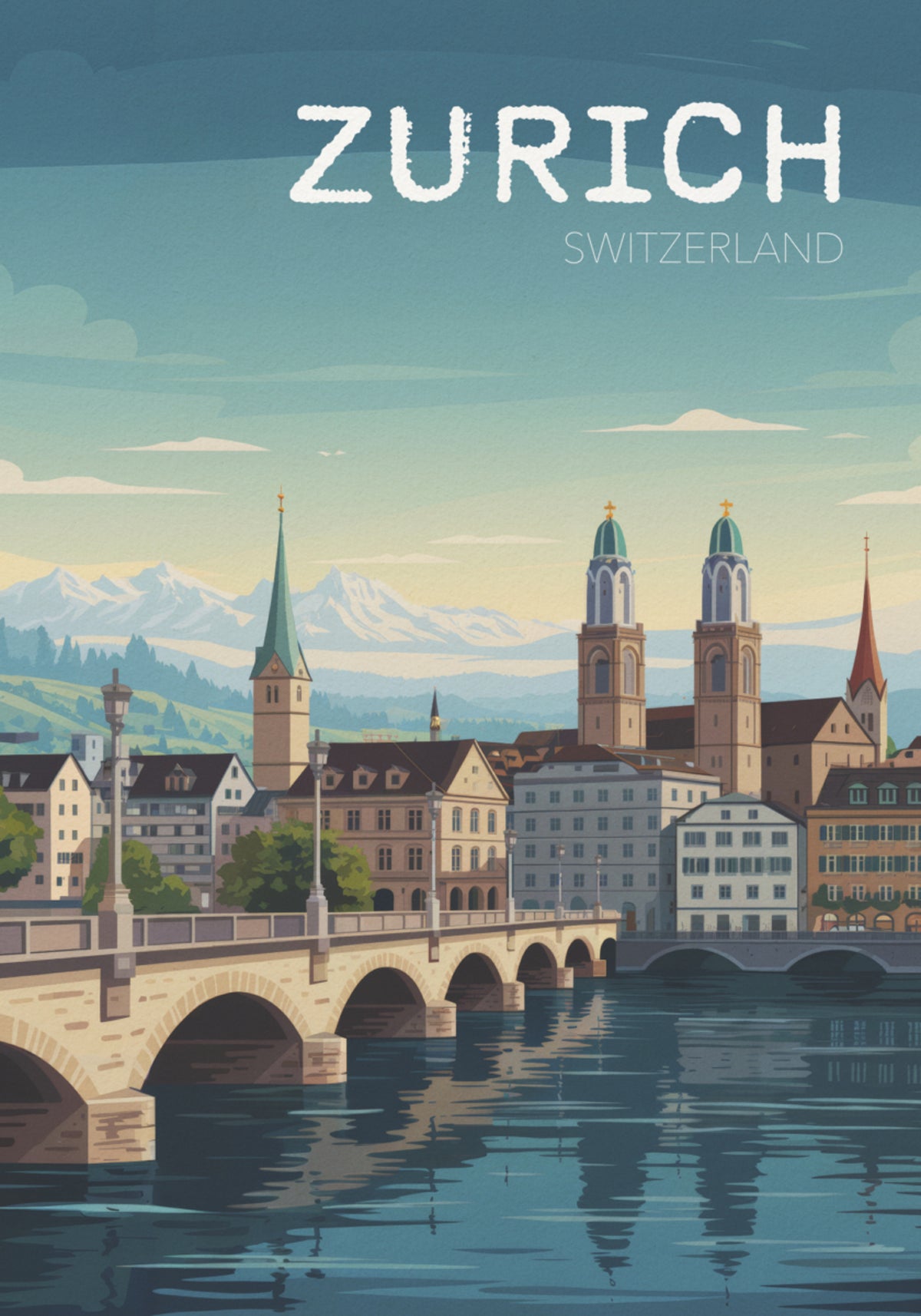 Zurich Switzerland Cityscape