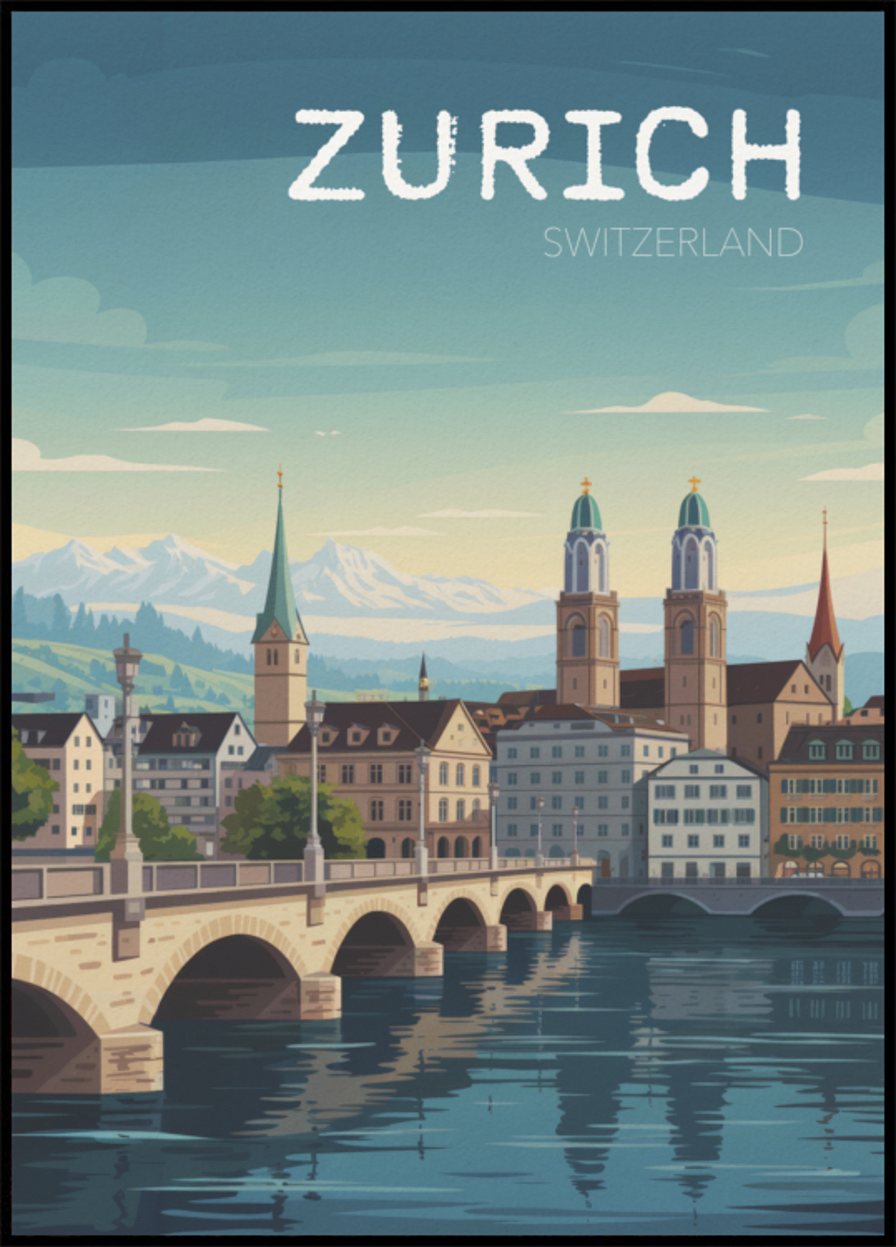 Zurich Switzerland Cityscape