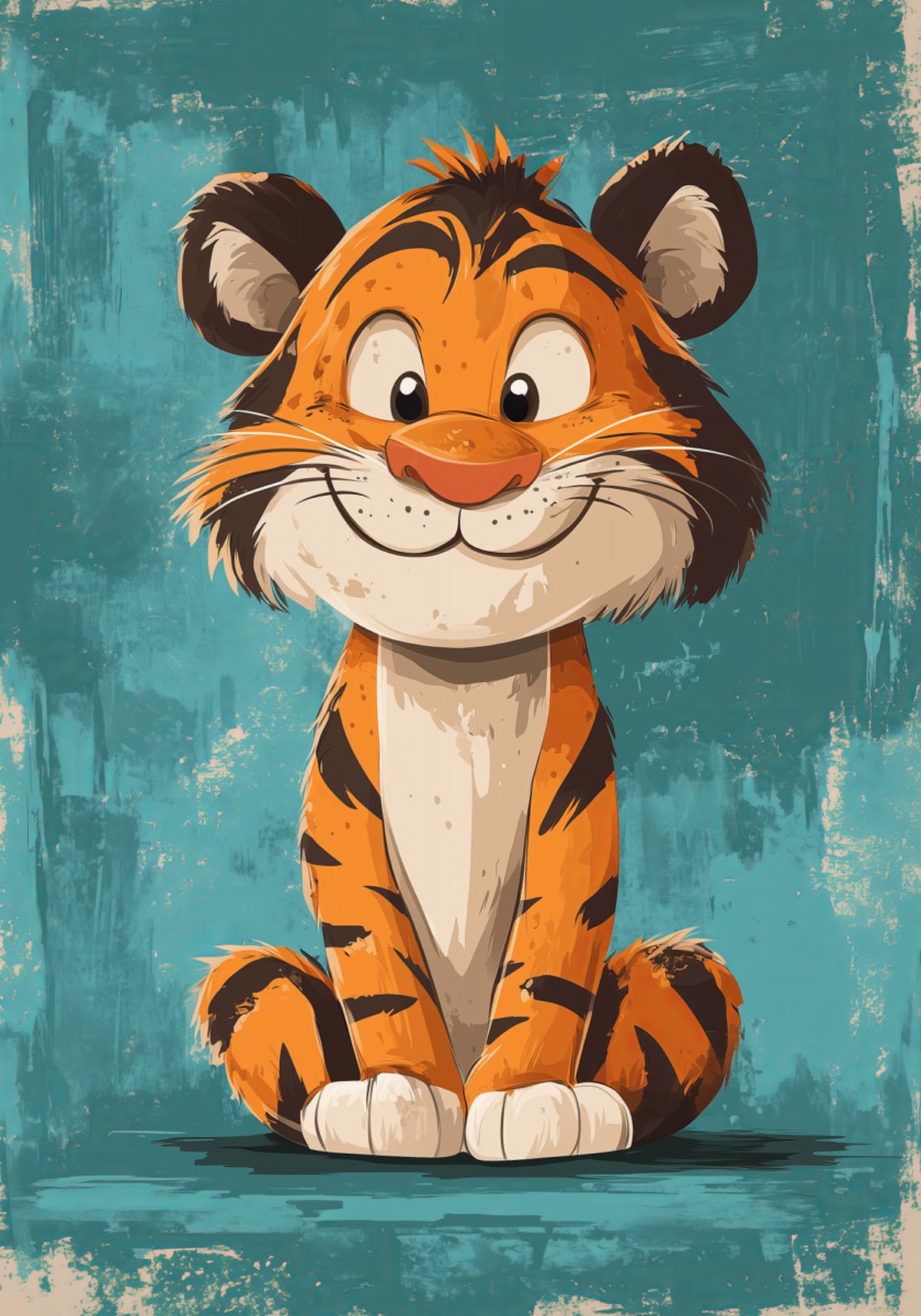 Happy Tiger Cub