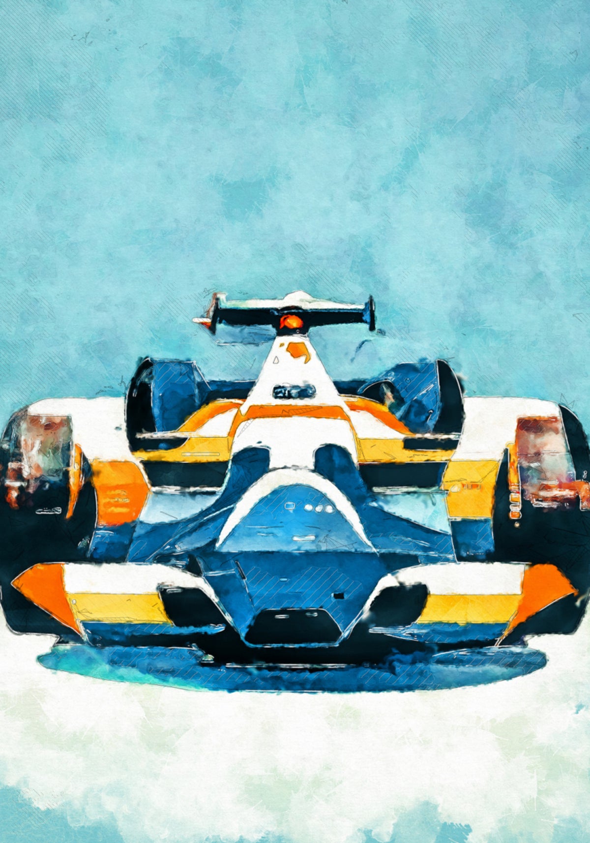 Dynamic Formula Race Car