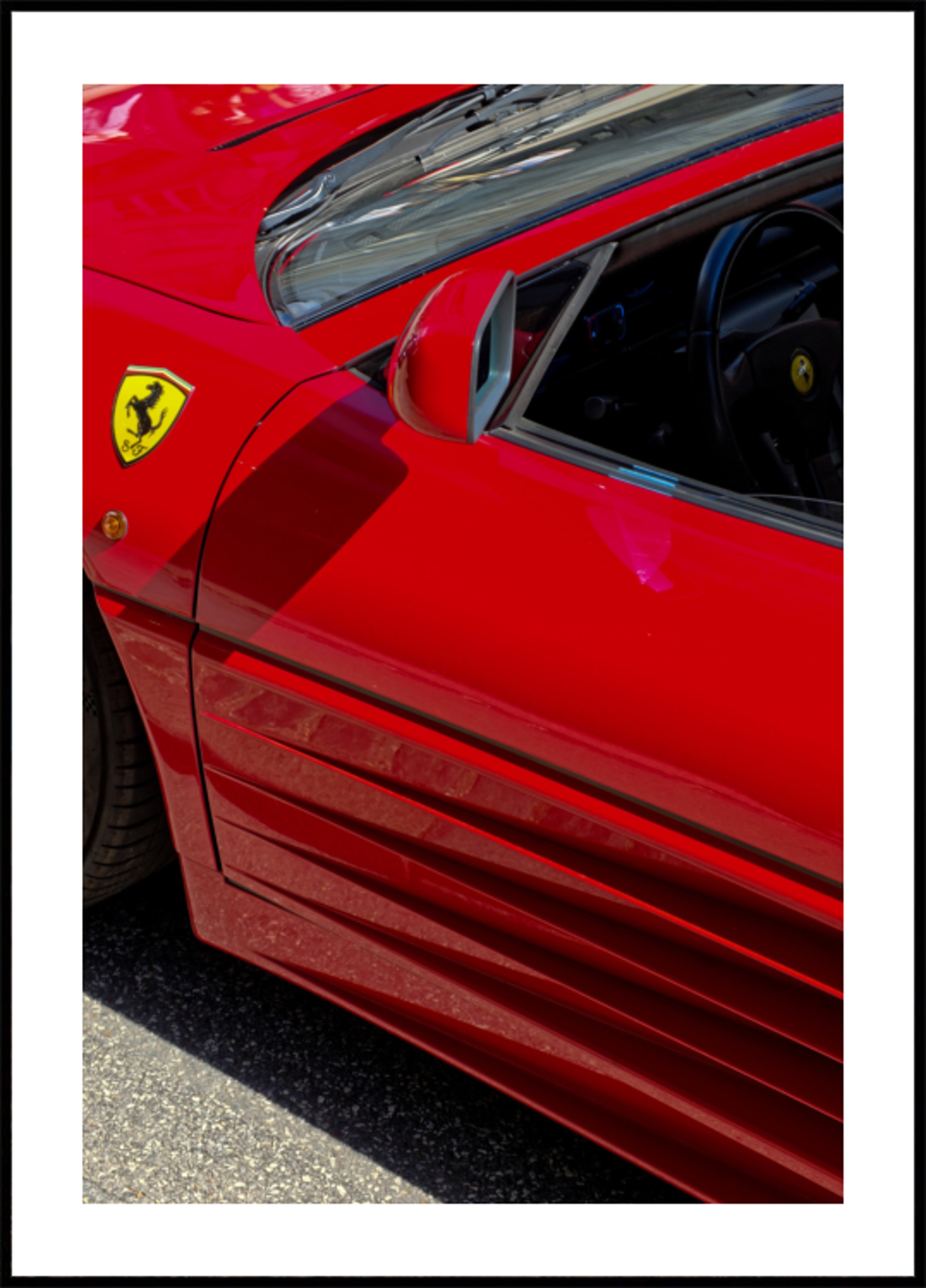 Red Sports Car Side