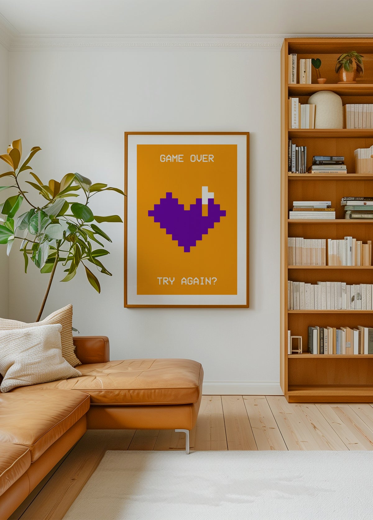 Retro Game Over Heart