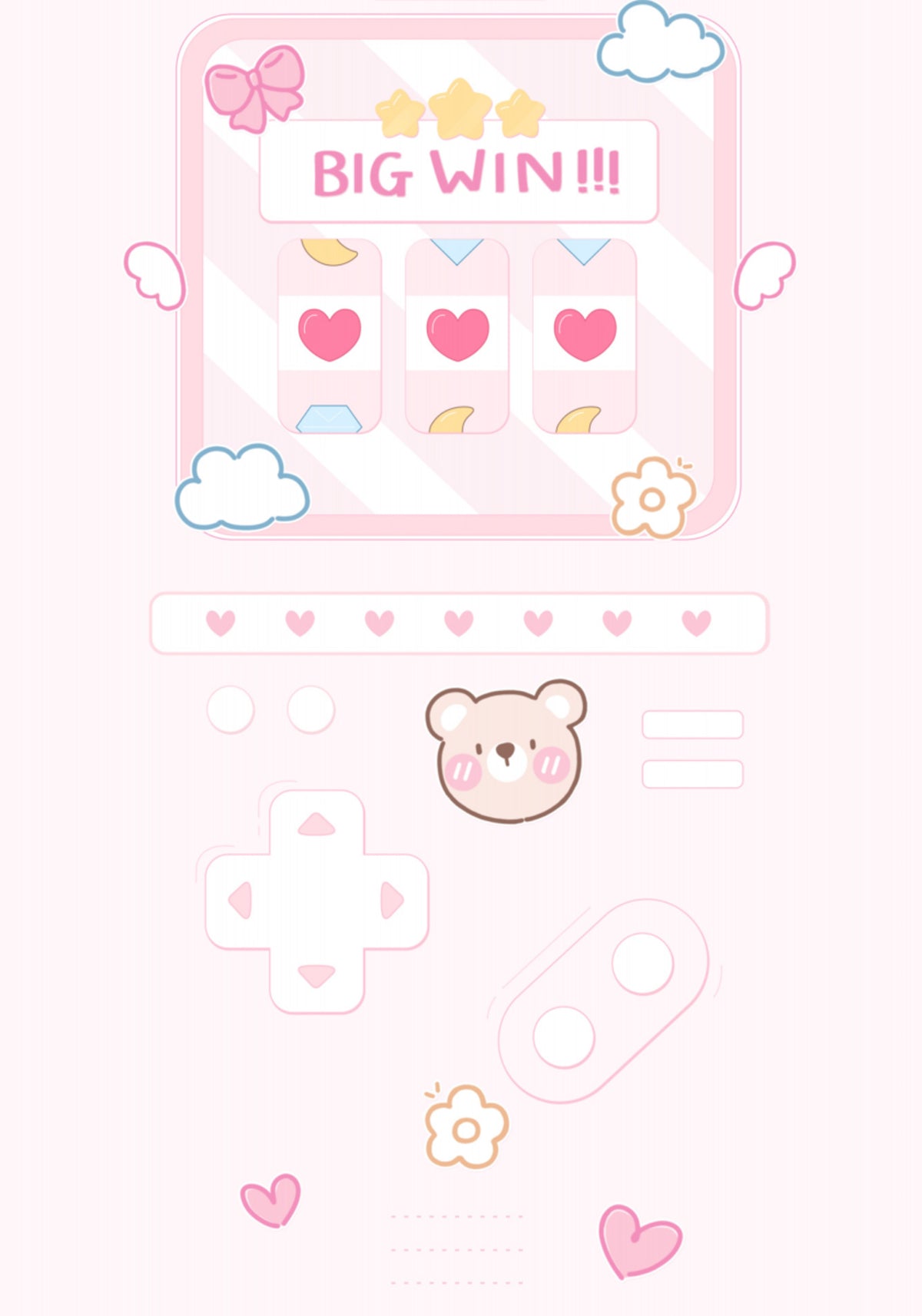 Cute Pink Game Win