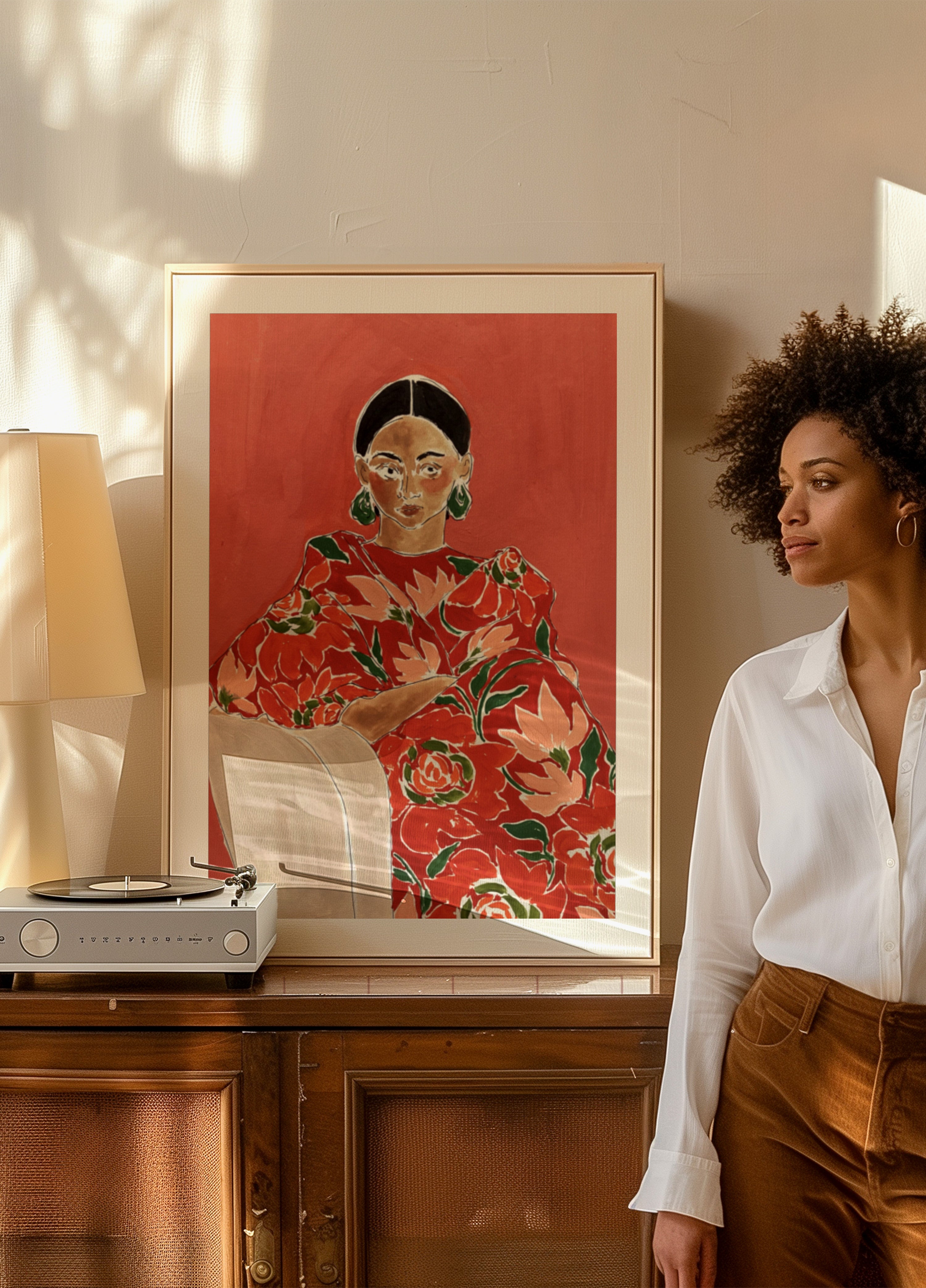Vibrant Fashion Portrait