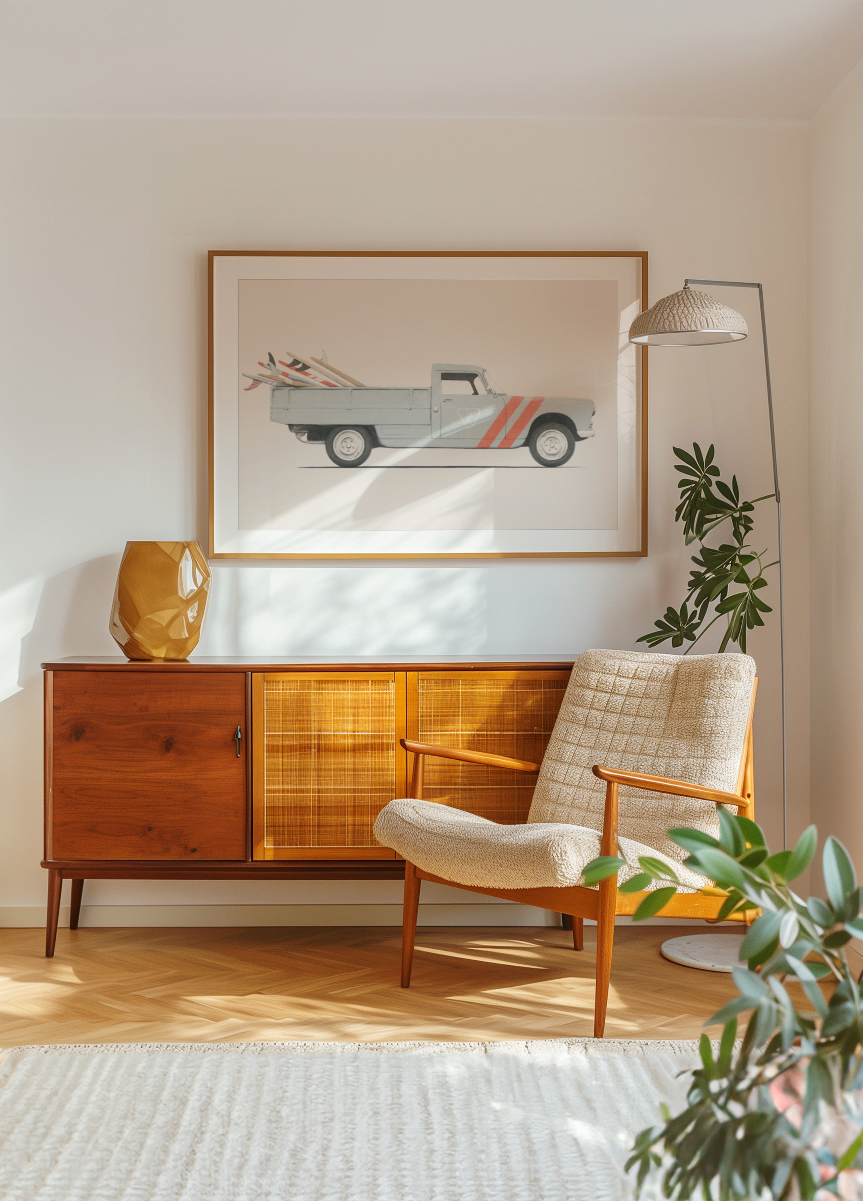 Vintage surftruck