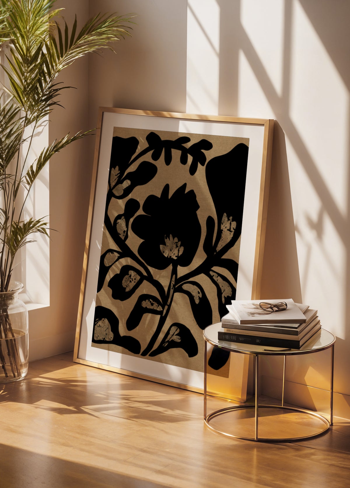 Black Botanical Silhouette