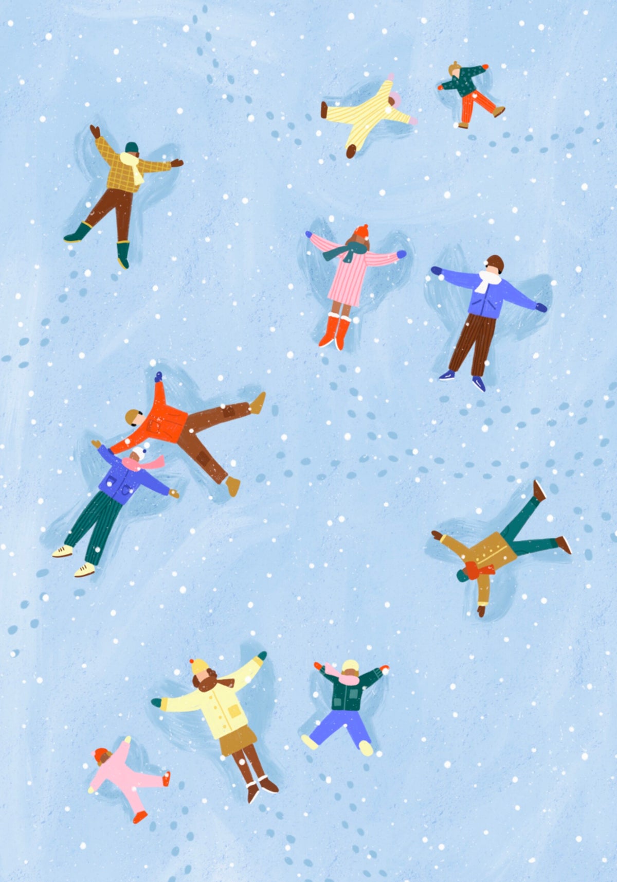 Snow Angel Fun