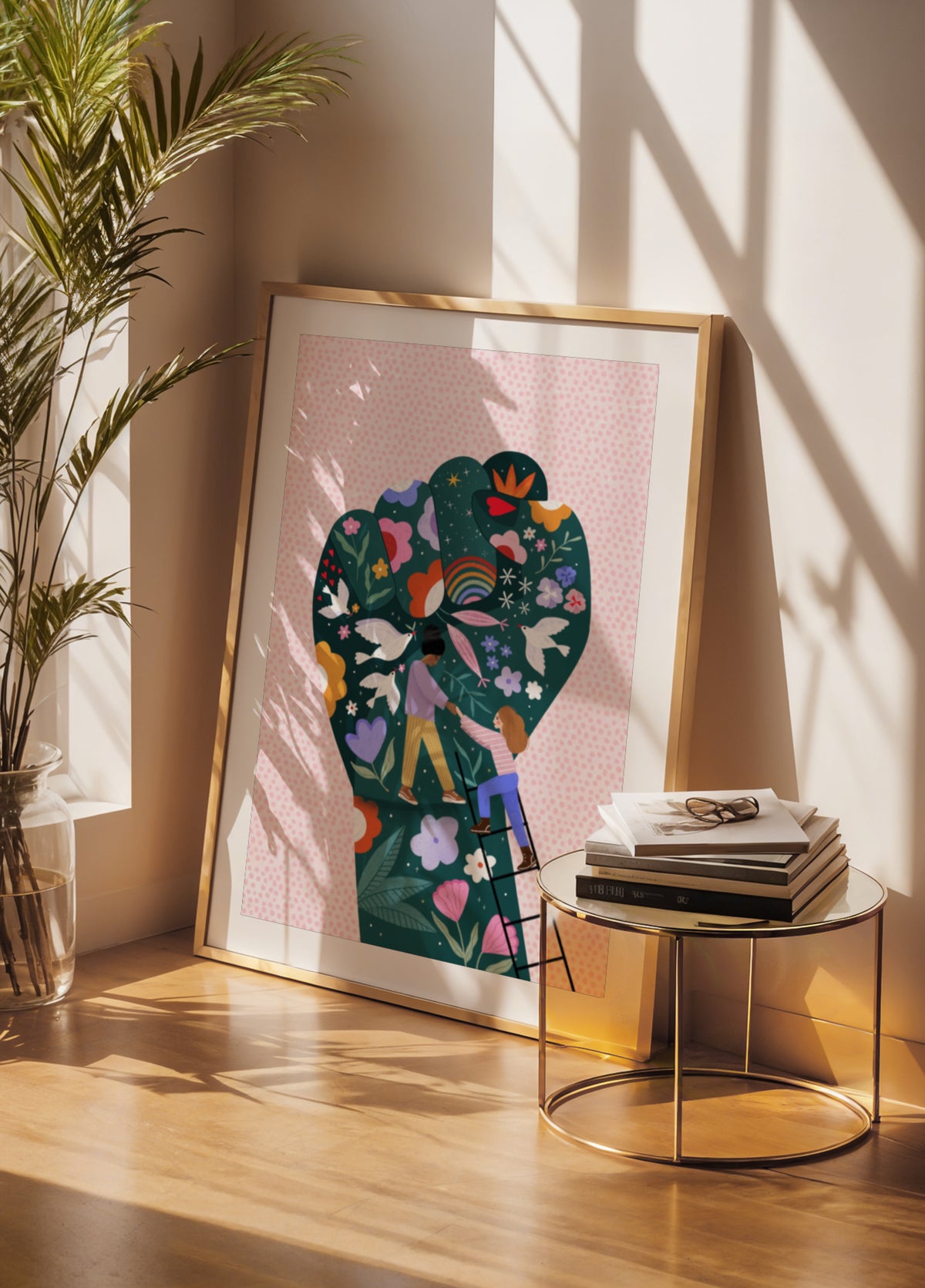 Empowering Floral Fist