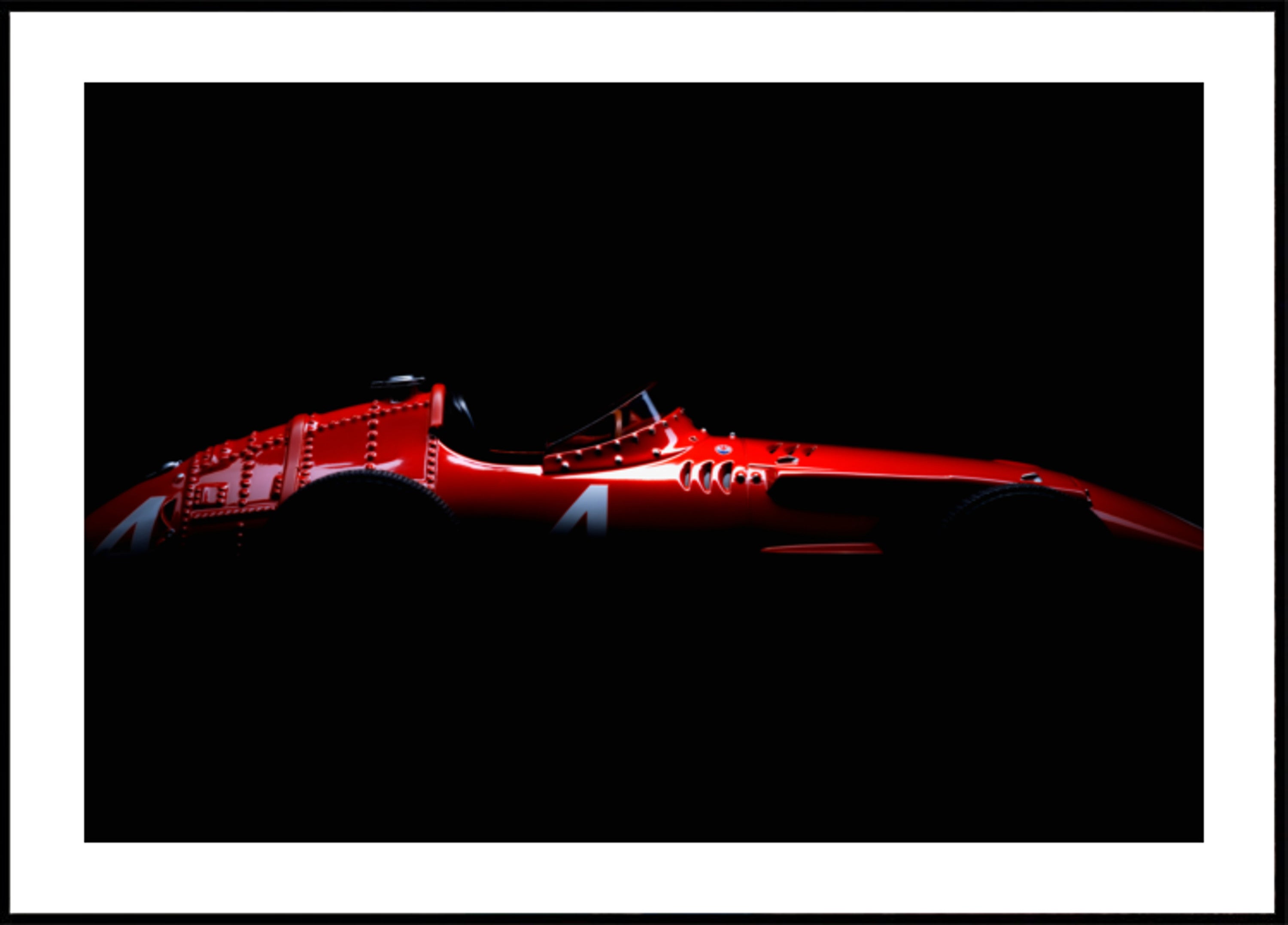Vintage Red Race Car
