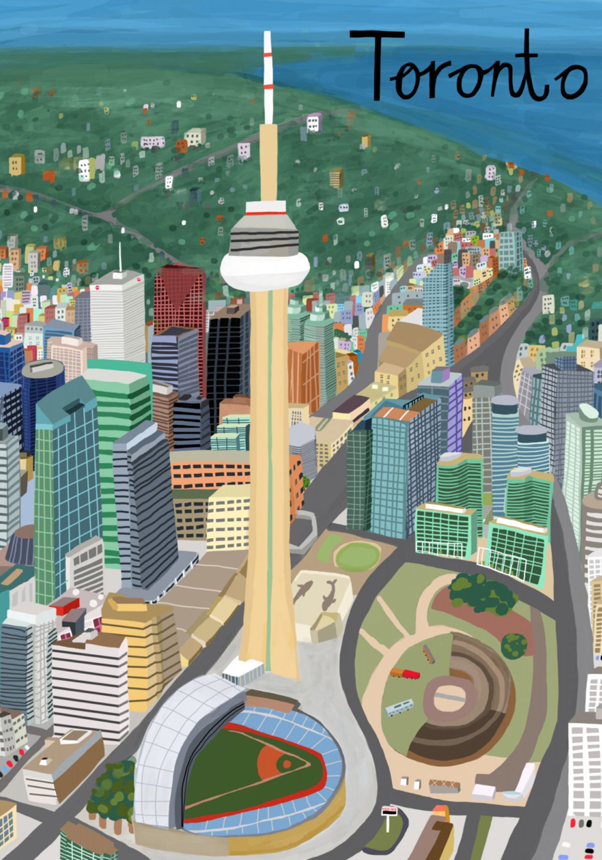 Vibrant Toronto Skyline