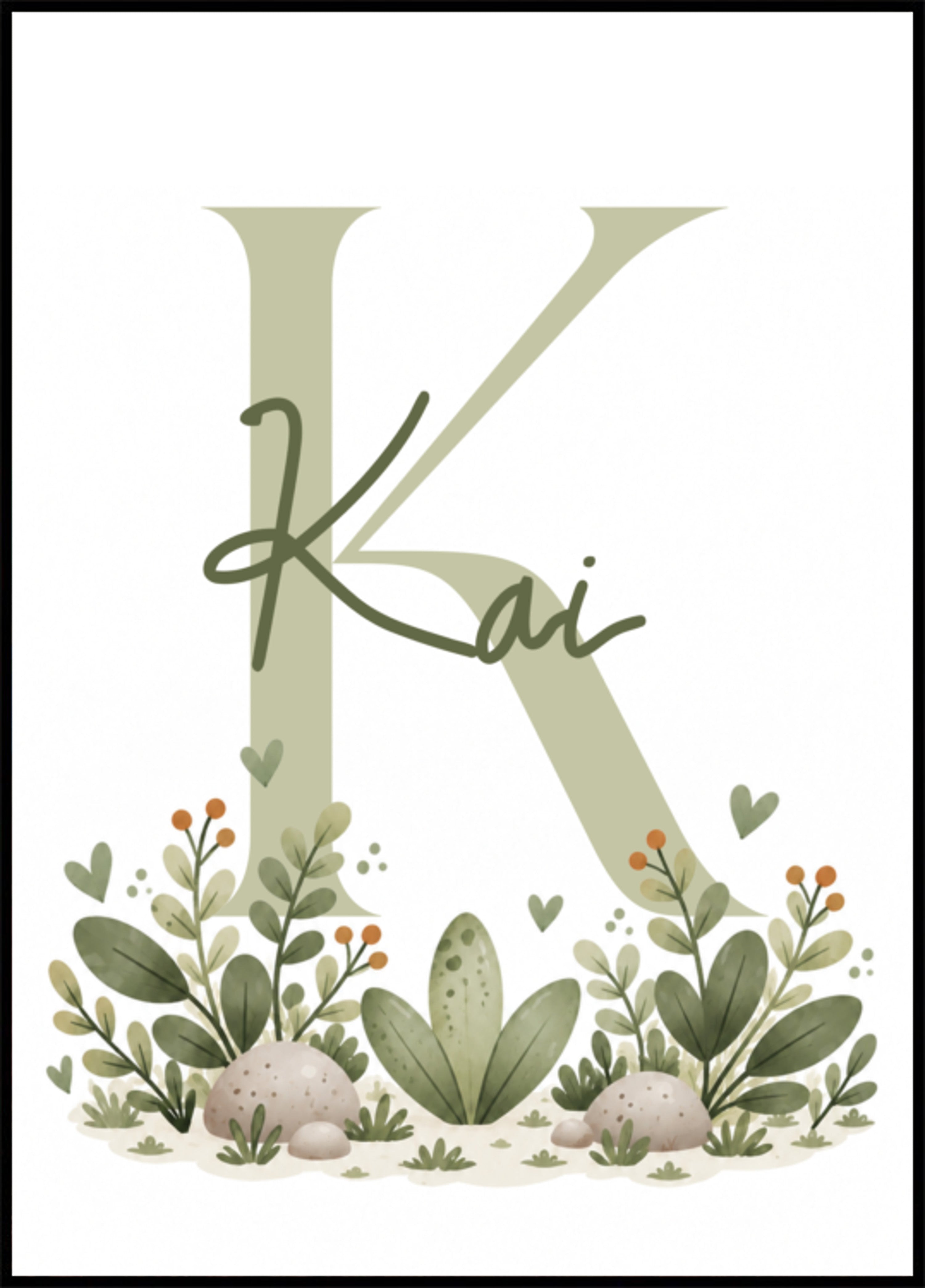Personalized Initial Botanical