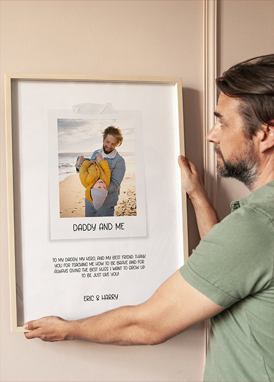 My Daddy Photo Personal Poster