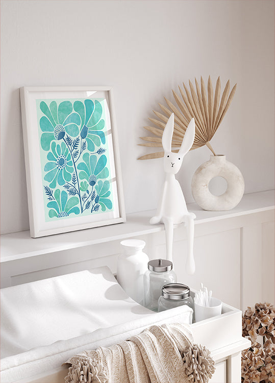 Himalayan Blue Poppies Poster