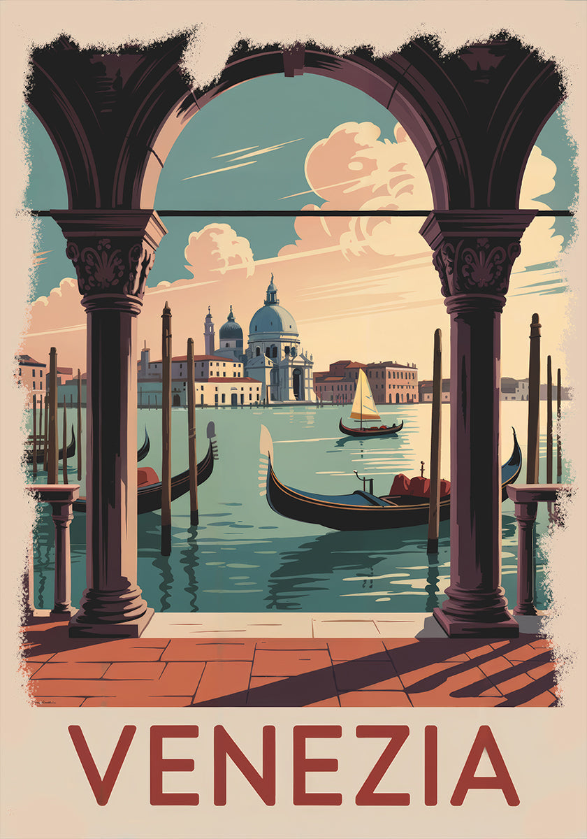 Venezia Vintage Travel Poster