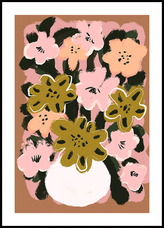 Floral Harmony Poster