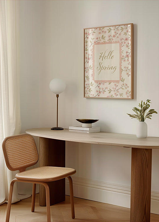 Hello Spring Poster