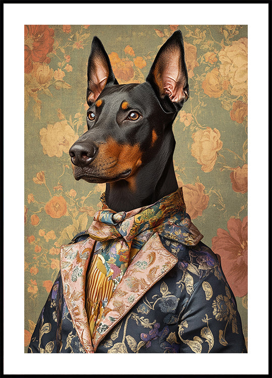 The Distinguished Doberman Poster