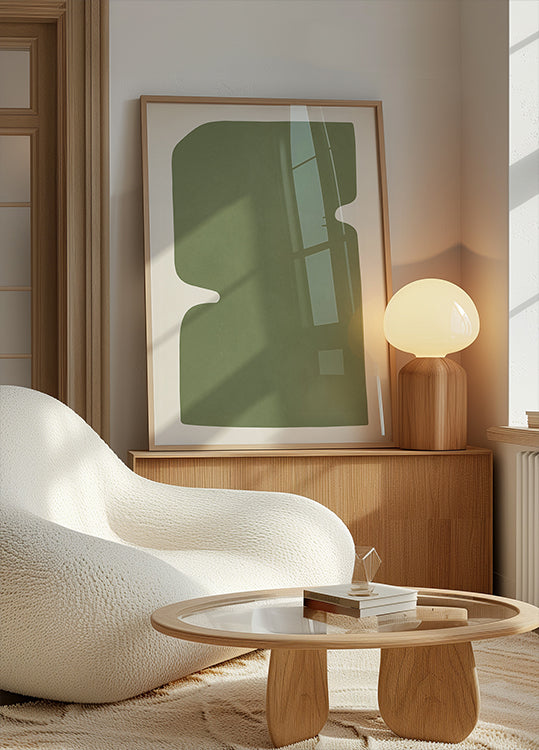 Olive Silhouette Poster