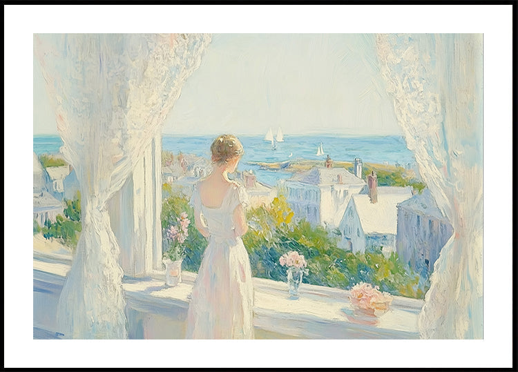 Morning Serenity by the Sea Poster