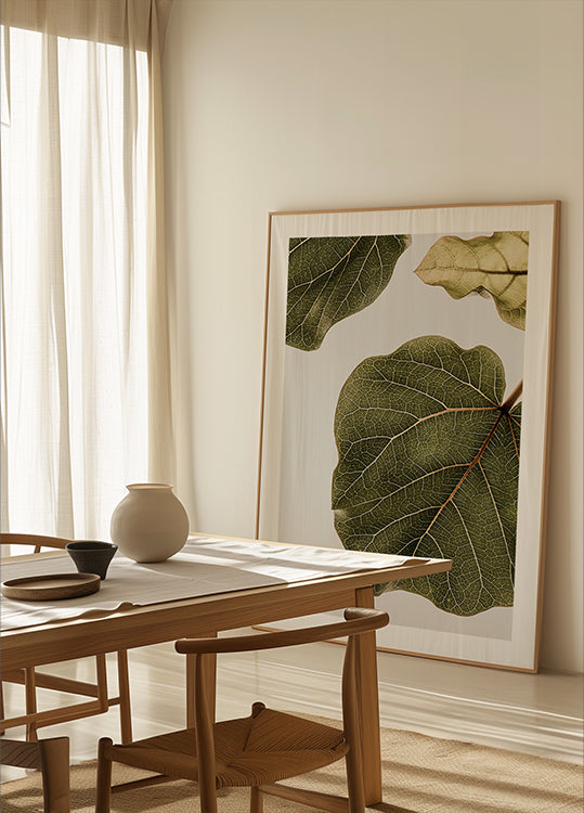 Leaf Vein Tapestry Poster