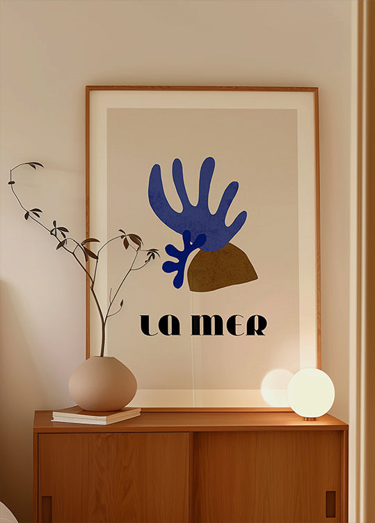 La Mer Abstract Ocean Poster No. 01 Poster