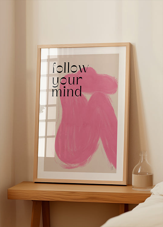 Pink Woman Poster