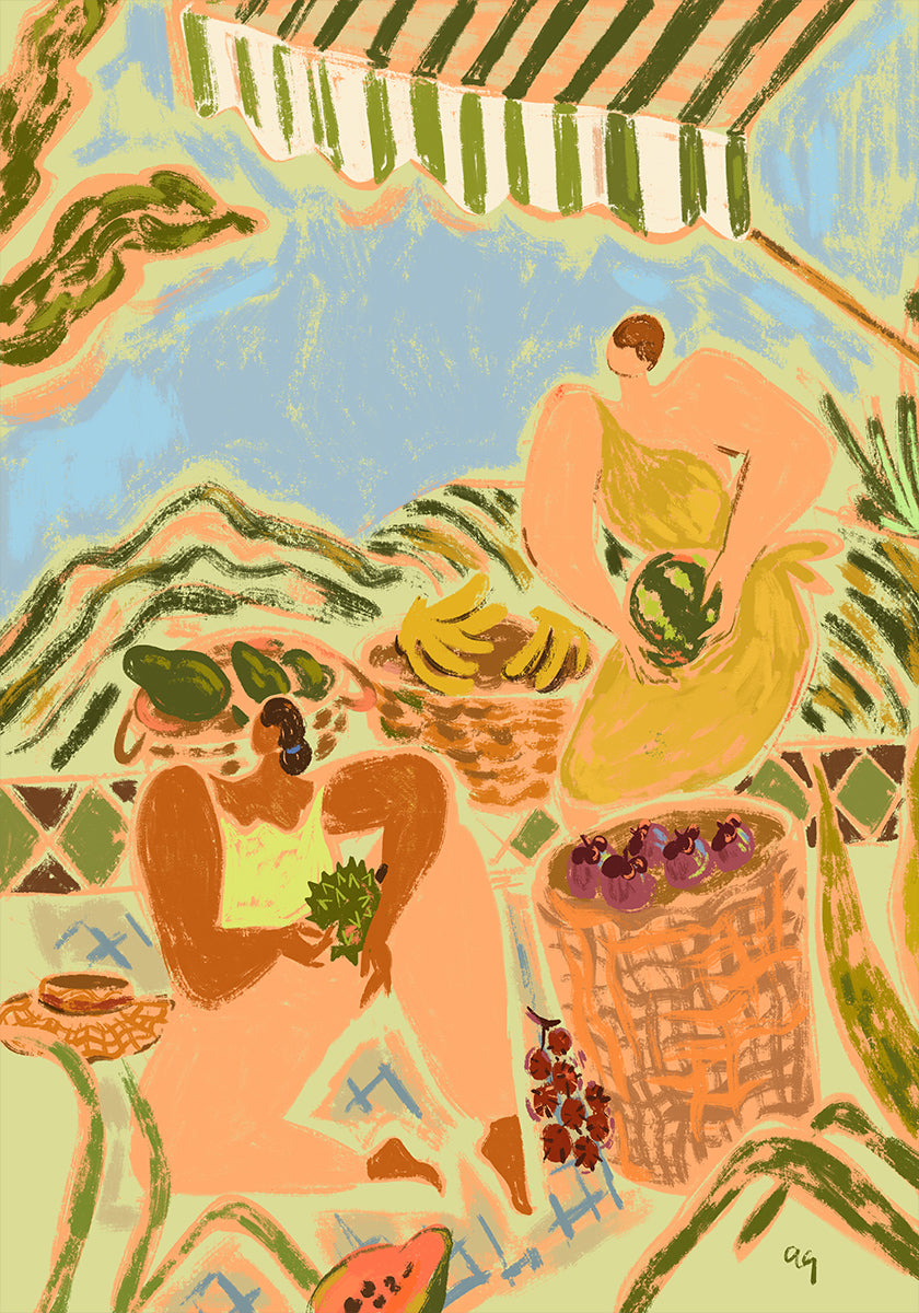 Fruit Stand Poster