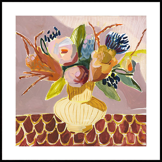 Mauve Bouquet Poster