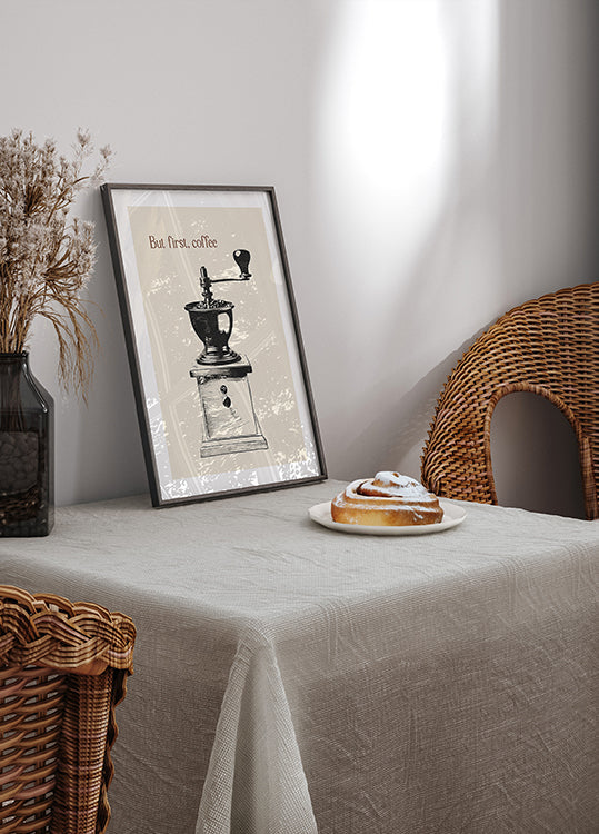 But First, Coffee Poster