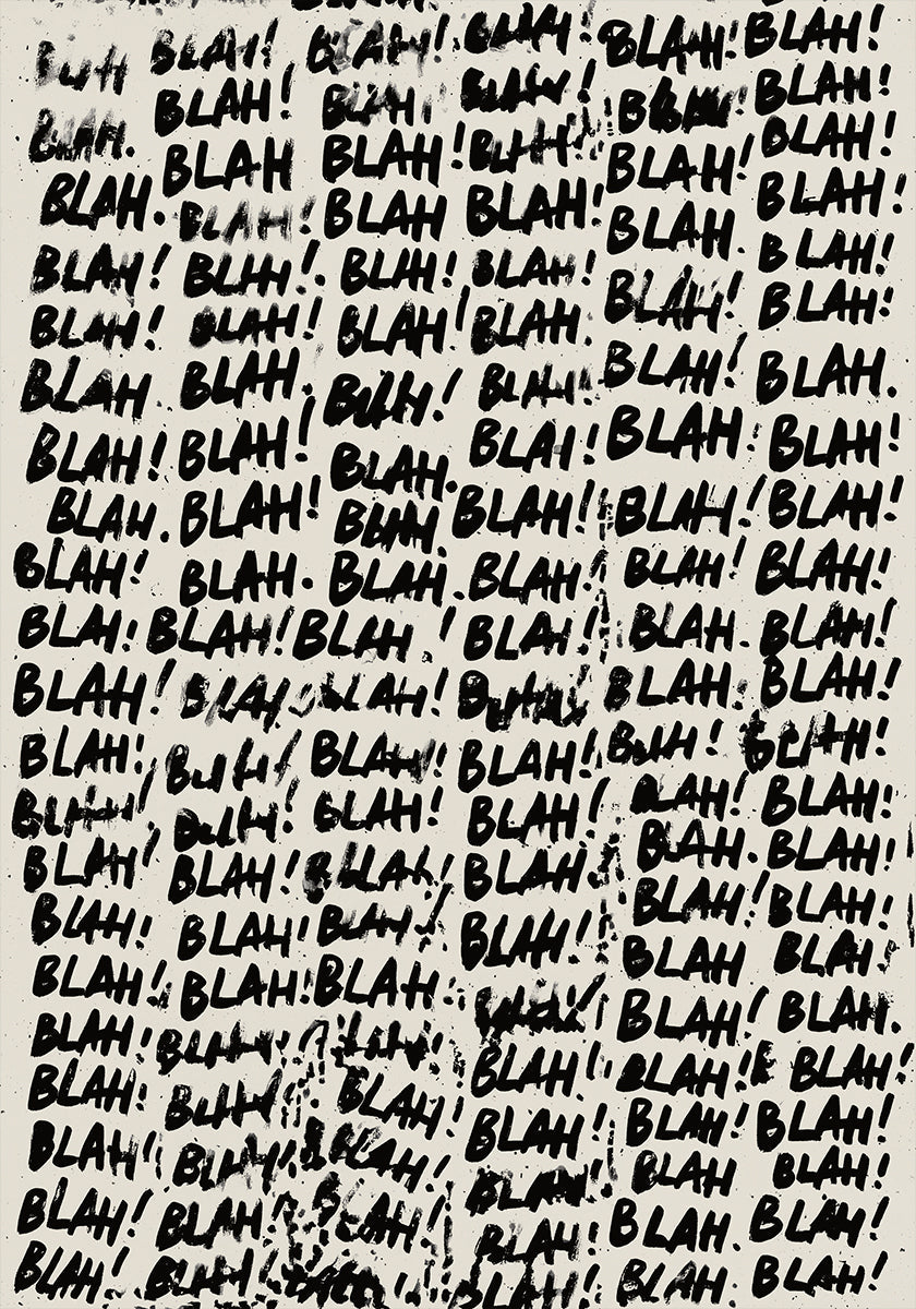 Blahblahblah Poster