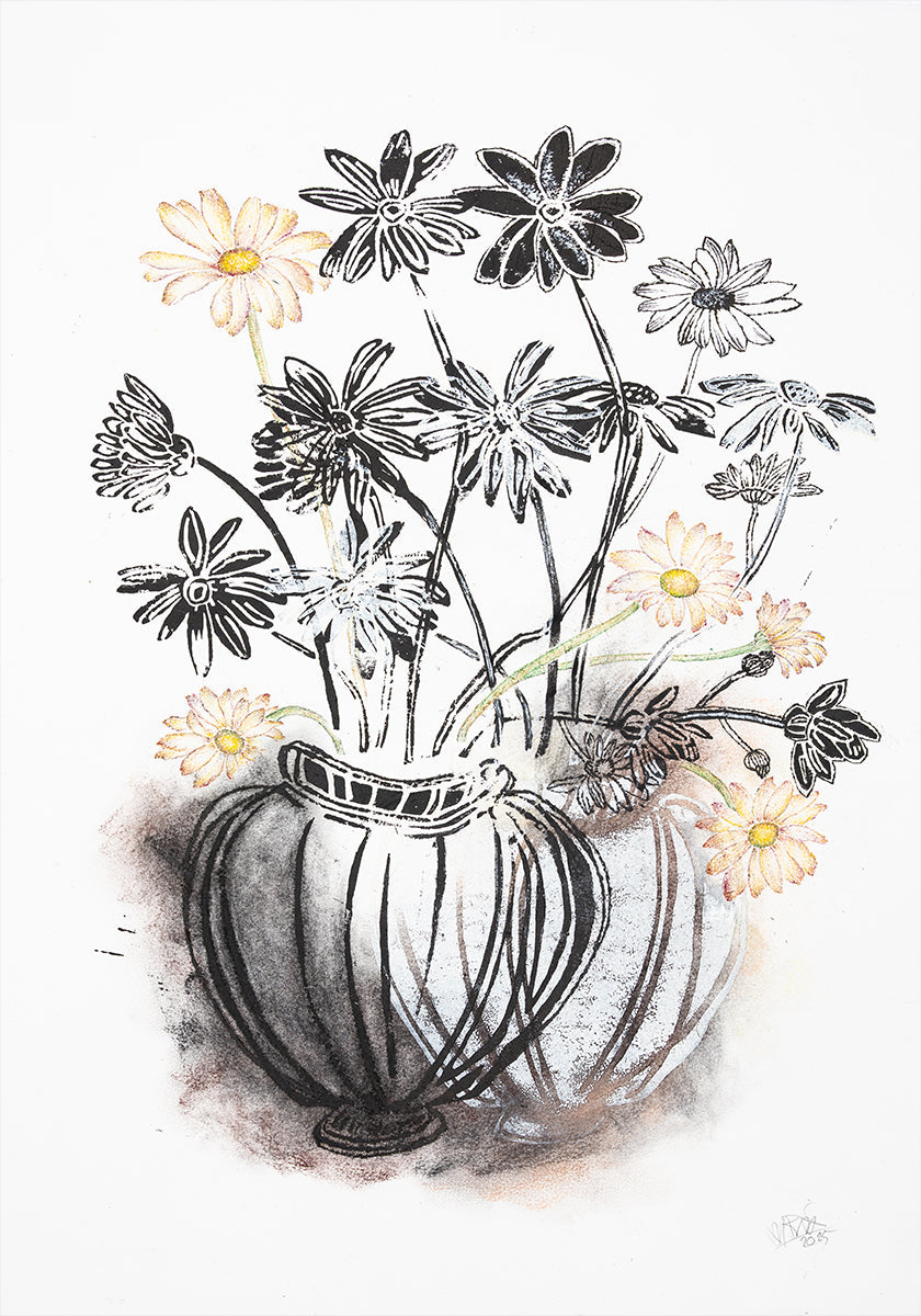 Dark Flowers Poster
