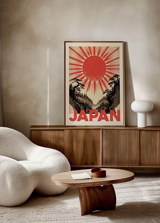 Japanese Sun Poster