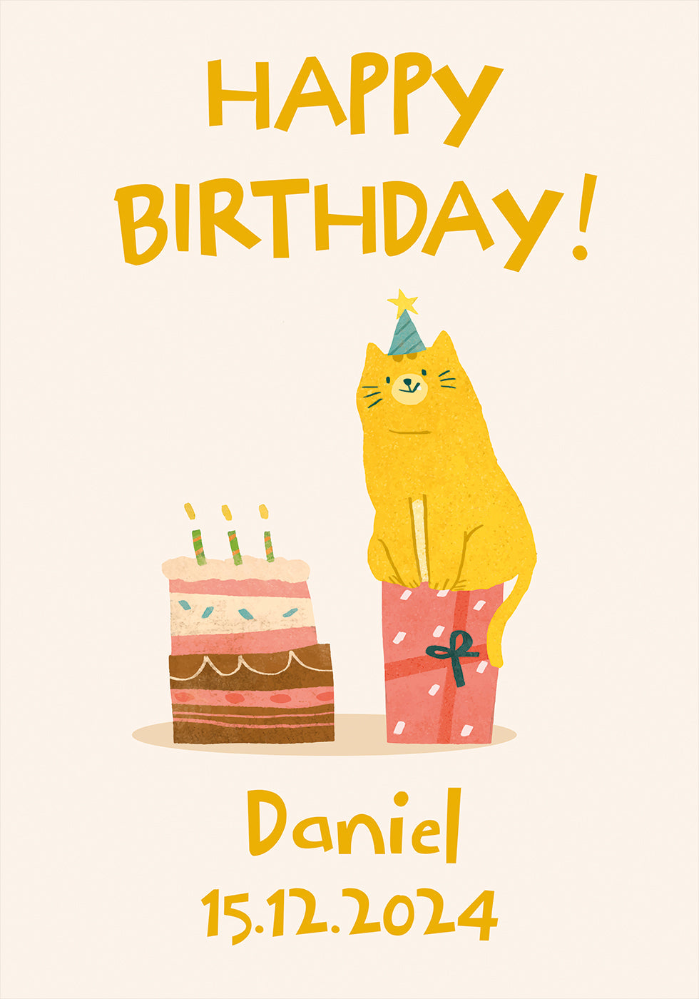 Kid's Birthday Personal 3 Poster