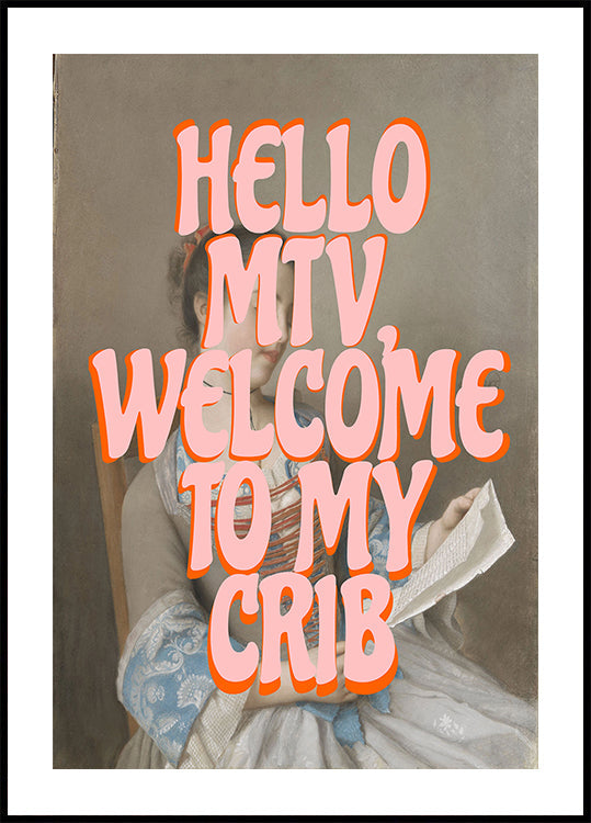 MTV Meets Classic Canvas Poster