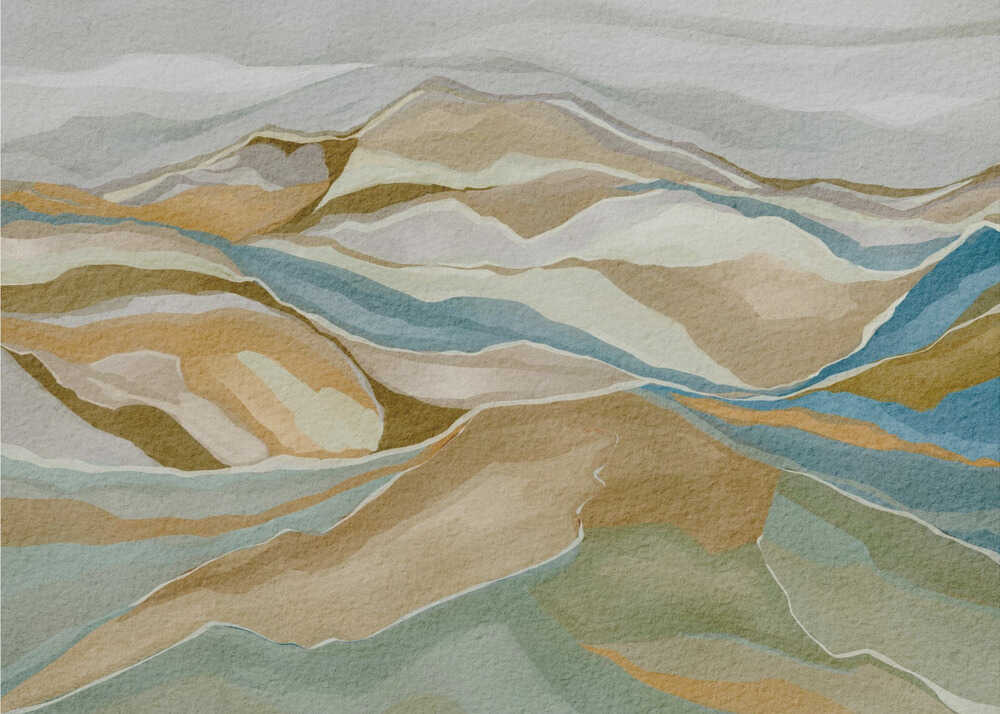 mountain range Poster