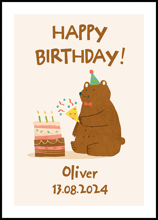 Kid's Birthday Personal Poster