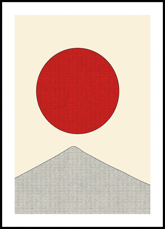 Japanese Sunrise Poster