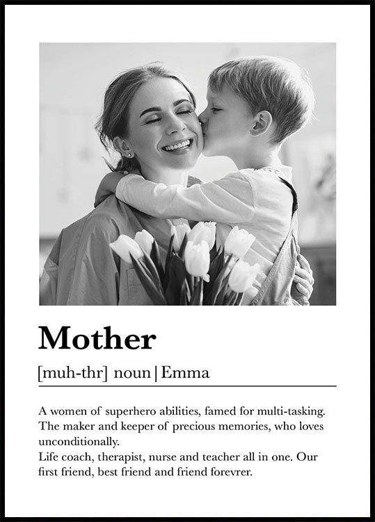 Personal print Mom Poster