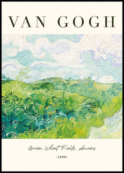 Van Gogh's Green Wheat Fields Poster