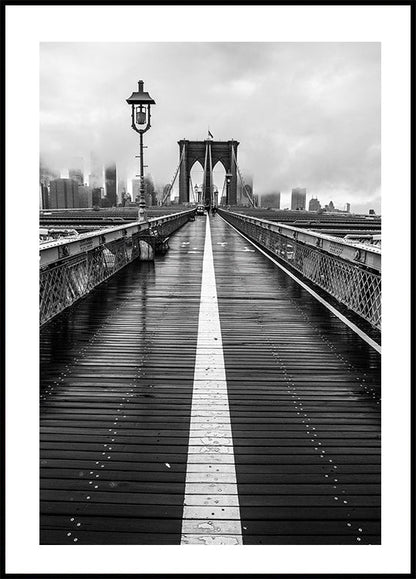 Brooklyn Bridge Walk Poster