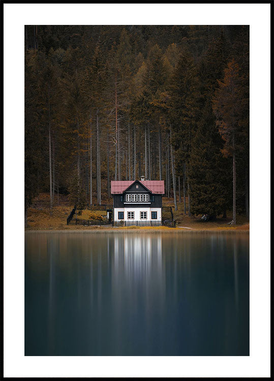 A House On The Shore Of The Lake Poster