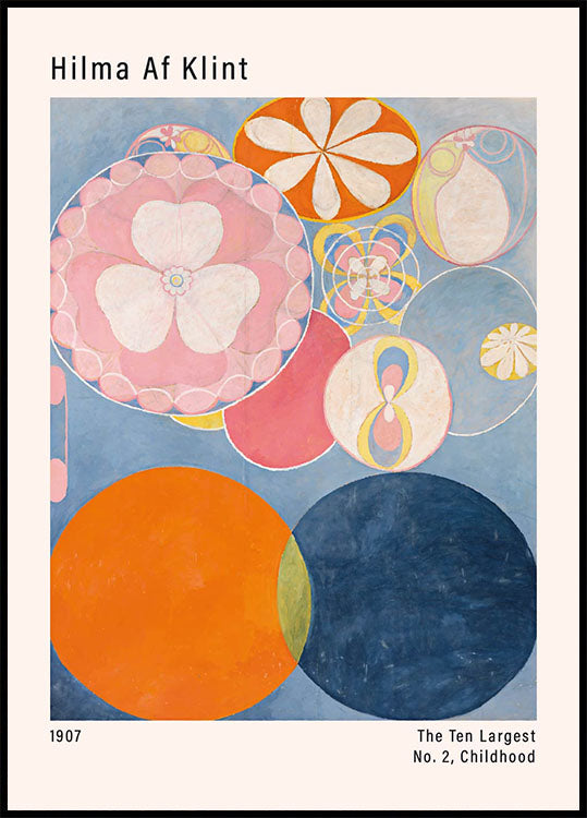 The Ten Largest, No. 2, Childhood by Hilma af Klint Poster
