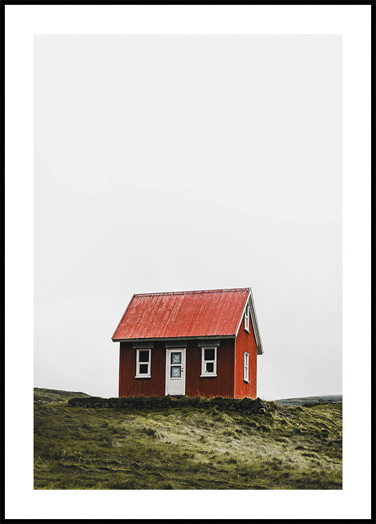 Hytte på Island Poster