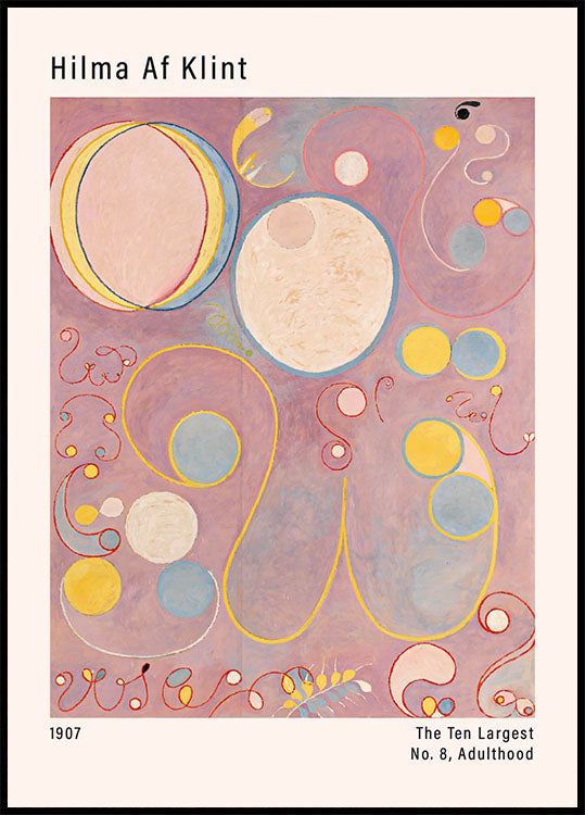 The Ten Largest, No. 8, Adulthood by Hilma af Klint Poster