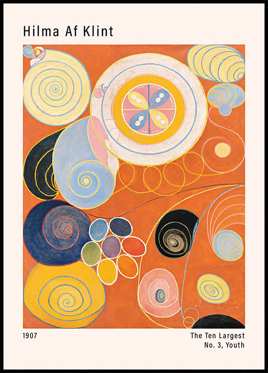 The Ten Largest, No. 3, Youth by Hilma af Klint Poster