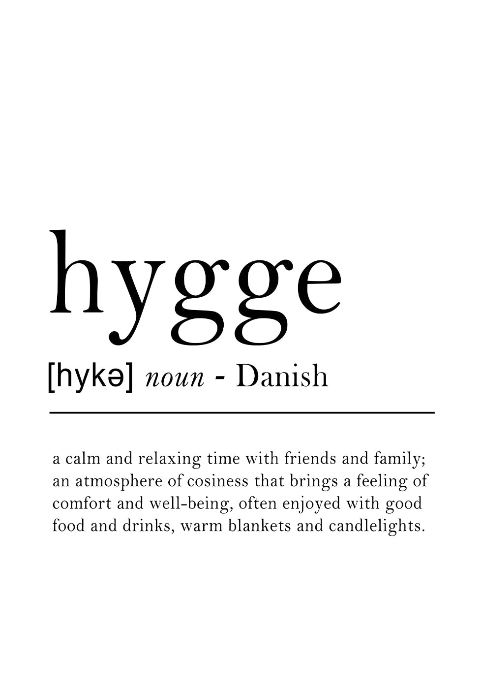 Hygge: The Comfort of Togetherness Poster