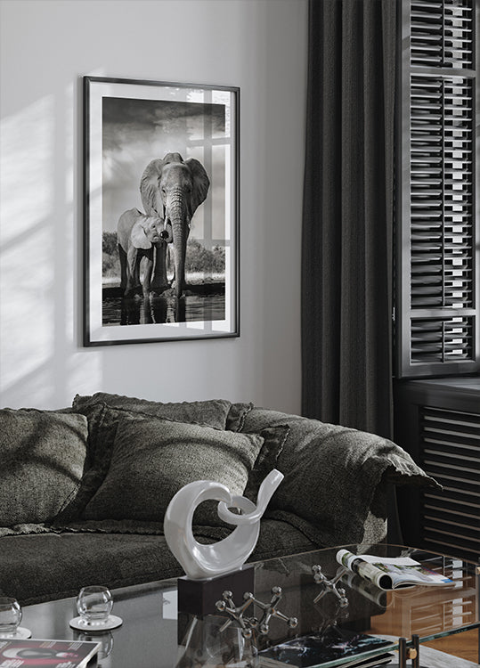 Elephant Family Poster