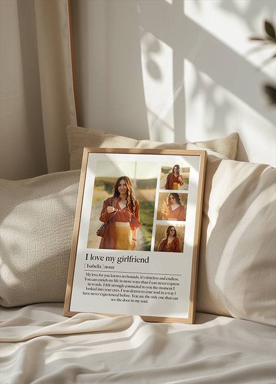 Romantic Photo Collage Poster