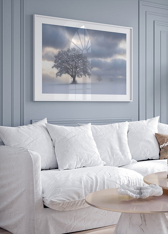 Cold morning Poster