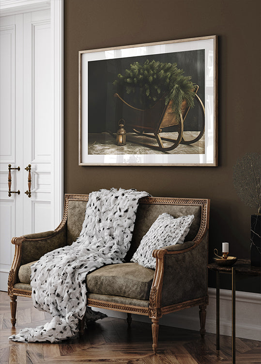 Christmas Sled Poster